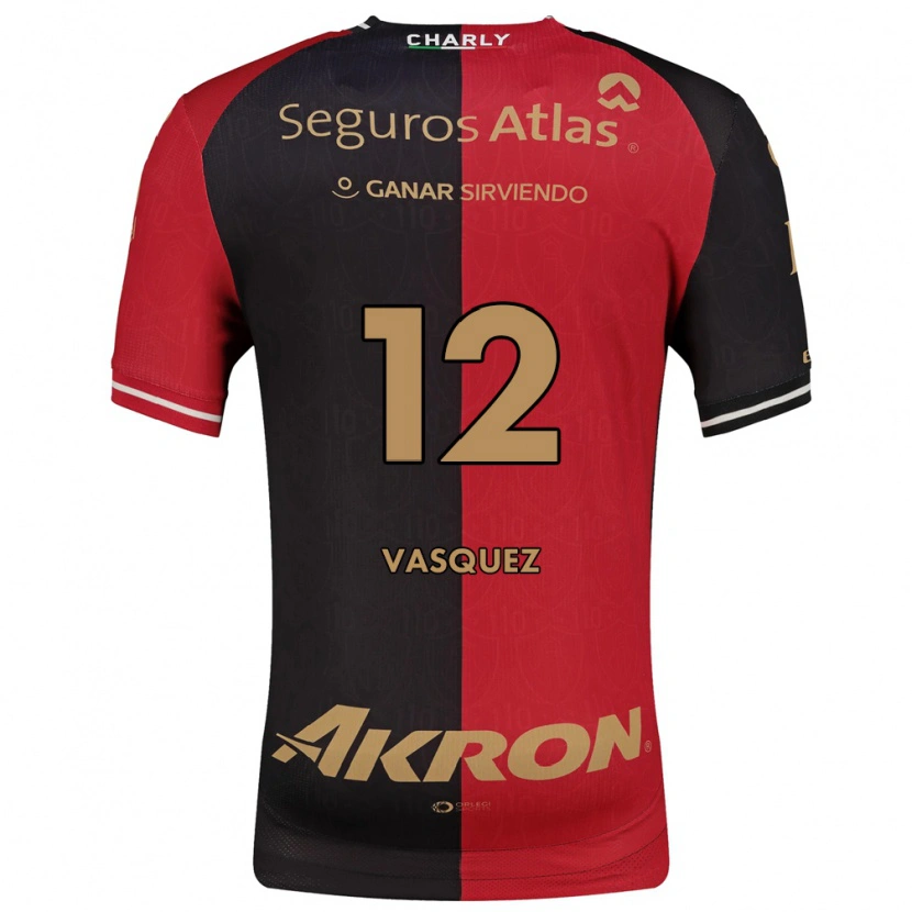 Danxen Men Leyla Vasquez #12 Red Black Brown Home Jersey 2026/27 T-Shirt