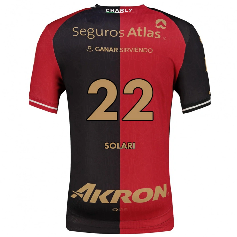 Danxen Men Augusto Solari #22 Red Black Brown Home Jersey 2026/27 T-Shirt