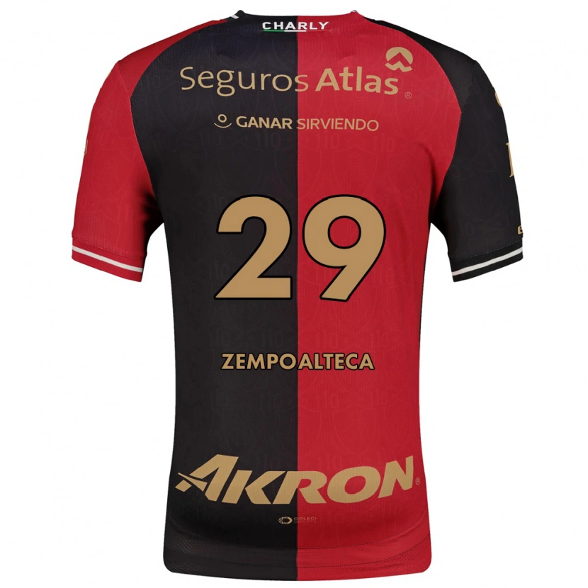 Danxen Men Karla Zempoalteca #29 Red Black Brown Home Jersey 2026/27 T-Shirt