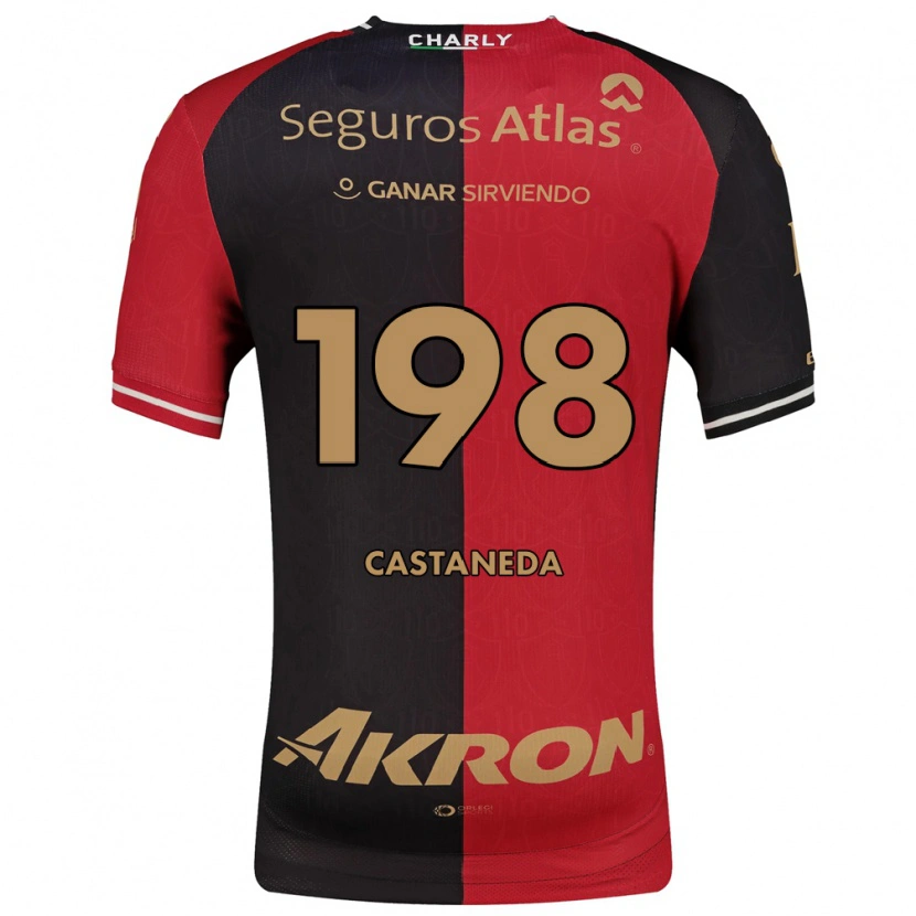 Danxen Men Mariano Castañeda #198 Red Black Brown Home Jersey 2026/27 T-Shirt