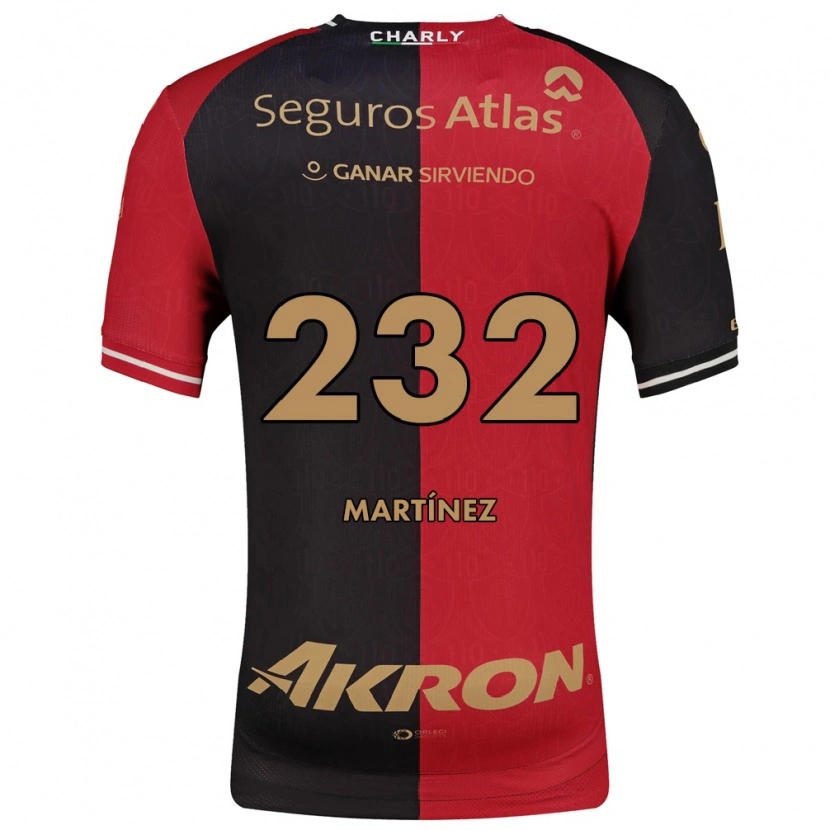 Danxen Men Cruz Martínez #232 Red Black Brown Home Jersey 2026/27 T-Shirt