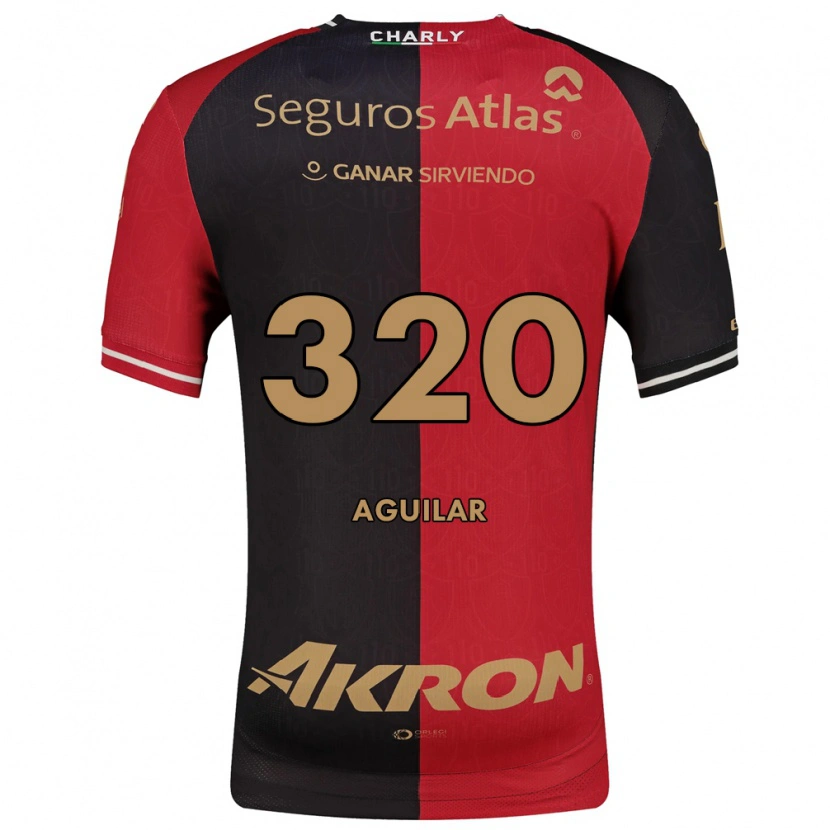 Danxen Men Ángel Aguilar #320 Red Black Brown Home Jersey 2026/27 T-Shirt