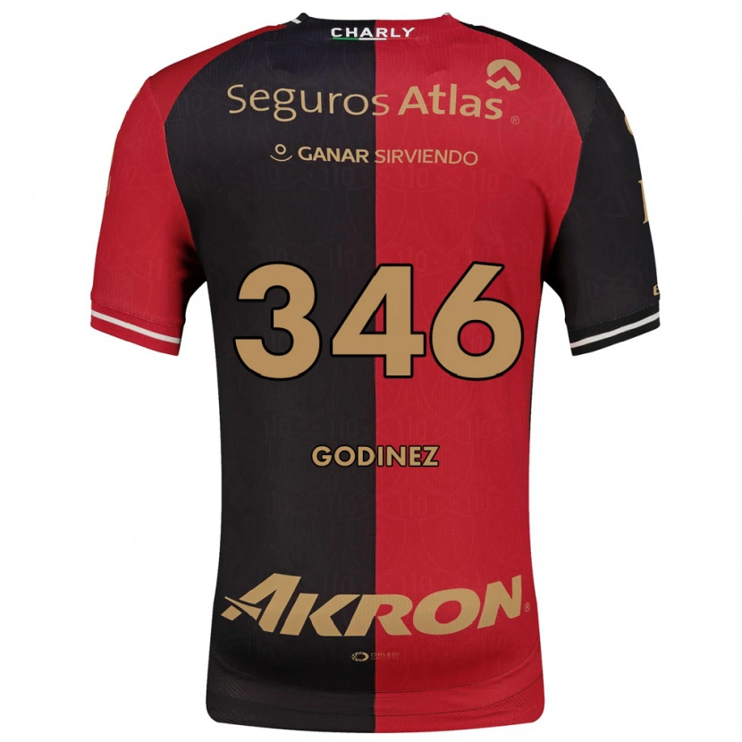 Danxen Men Olmo Godínez #346 Red Black Brown Home Jersey 2026/27 T-Shirt