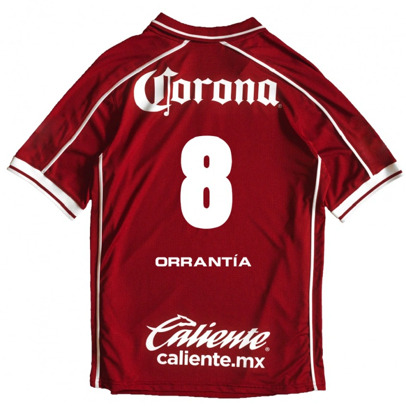 Danxen Men Carlos Orrantia #8 White Red Home Jersey 2026/27 T-Shirt