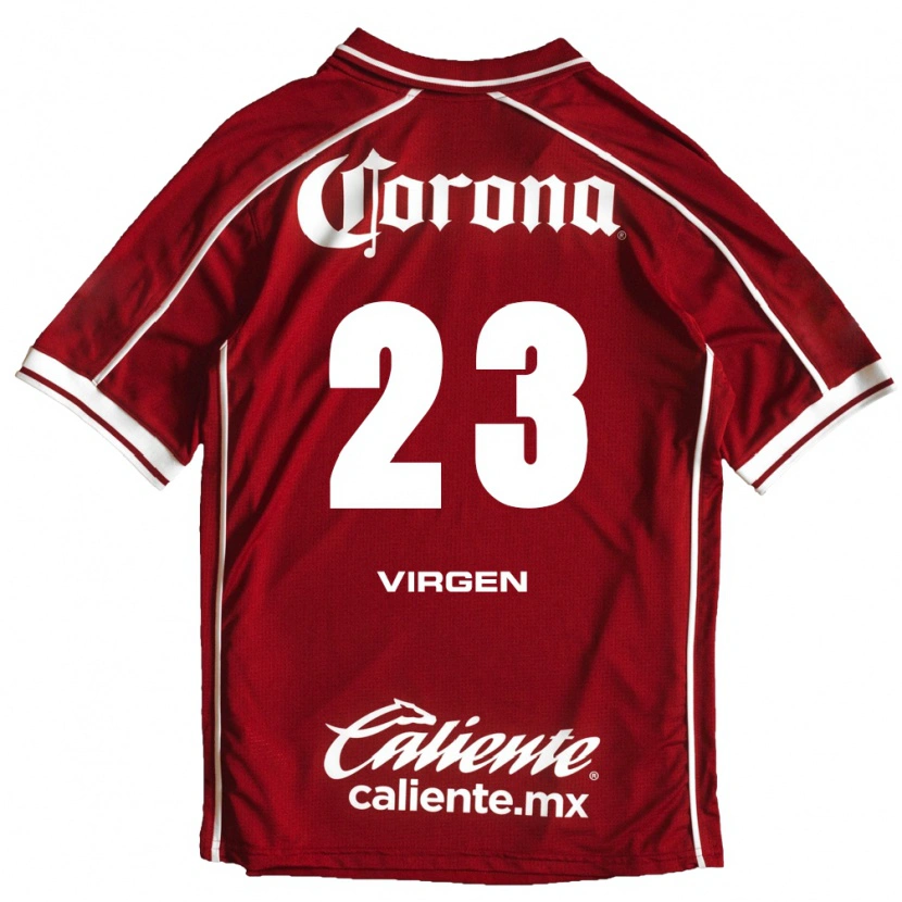 Danxen Men Oswaldo Virgen #23 White Red Home Jersey 2026/27 T-Shirt