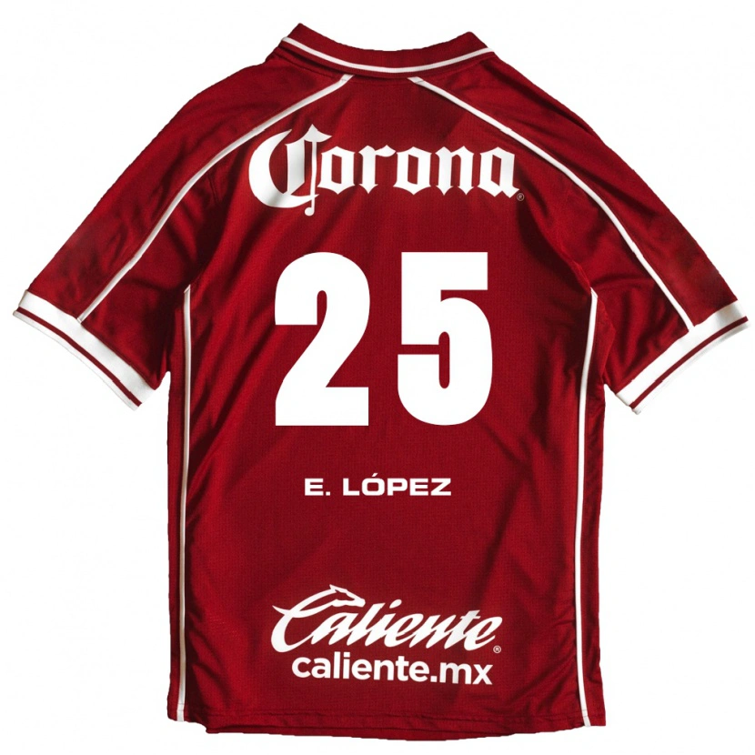 Danxen Men Everardo López #25 White Red Home Jersey 2026/27 T-Shirt