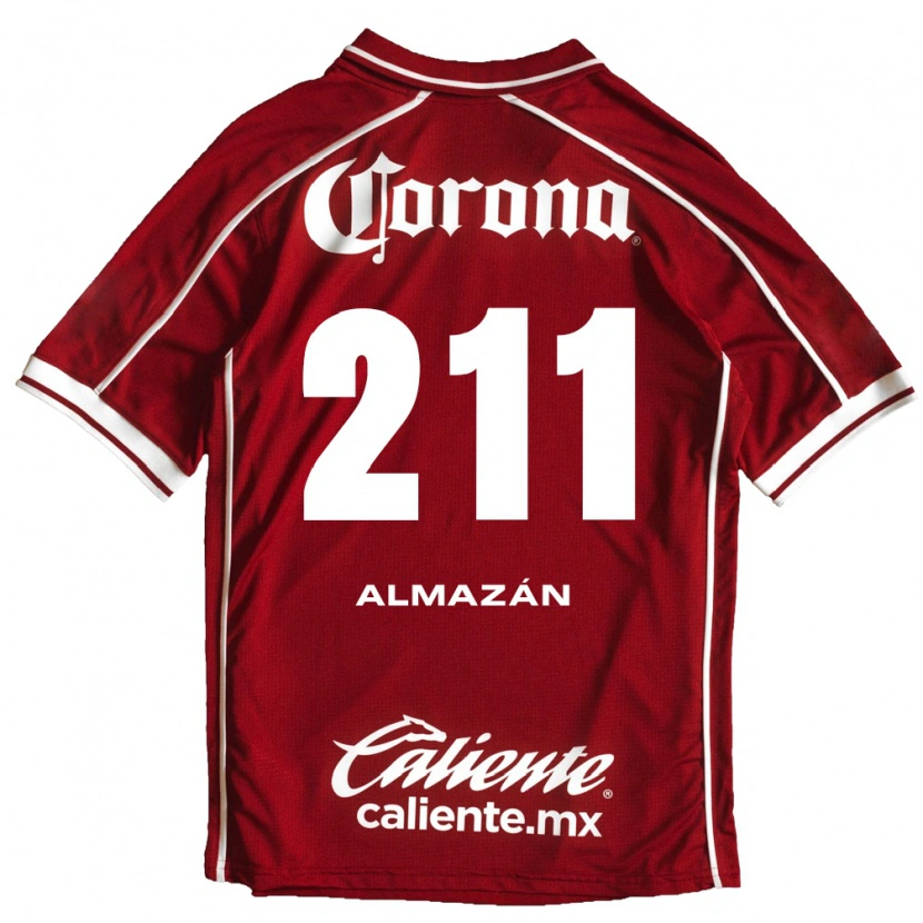 Danxen Men Fernando Almazán #211 White Red Home Jersey 2026/27 T-Shirt
