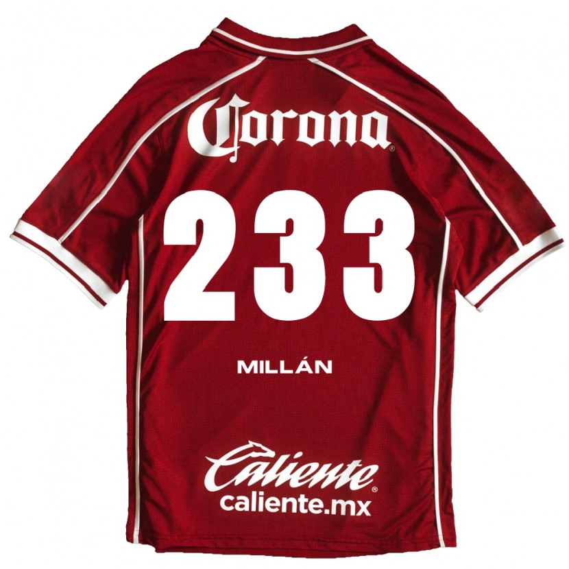Danxen Men Dariel Millán #233 White Red Home Jersey 2026/27 T-Shirt
