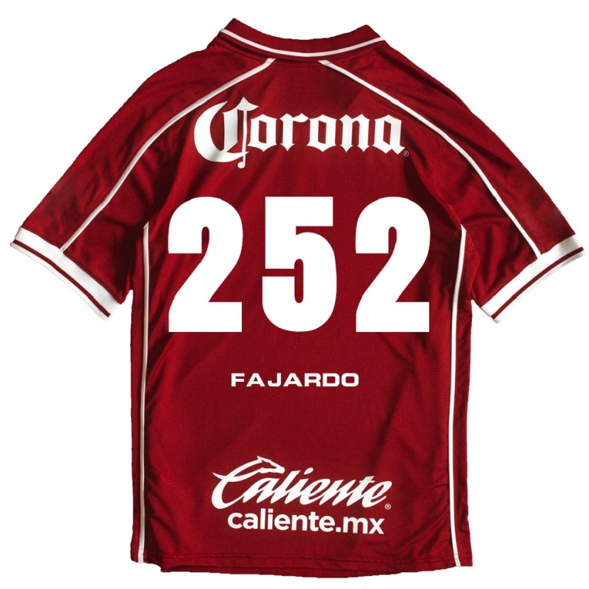Danxen Men Rafael Fajardo #252 White Red Home Jersey 2026/27 T-Shirt