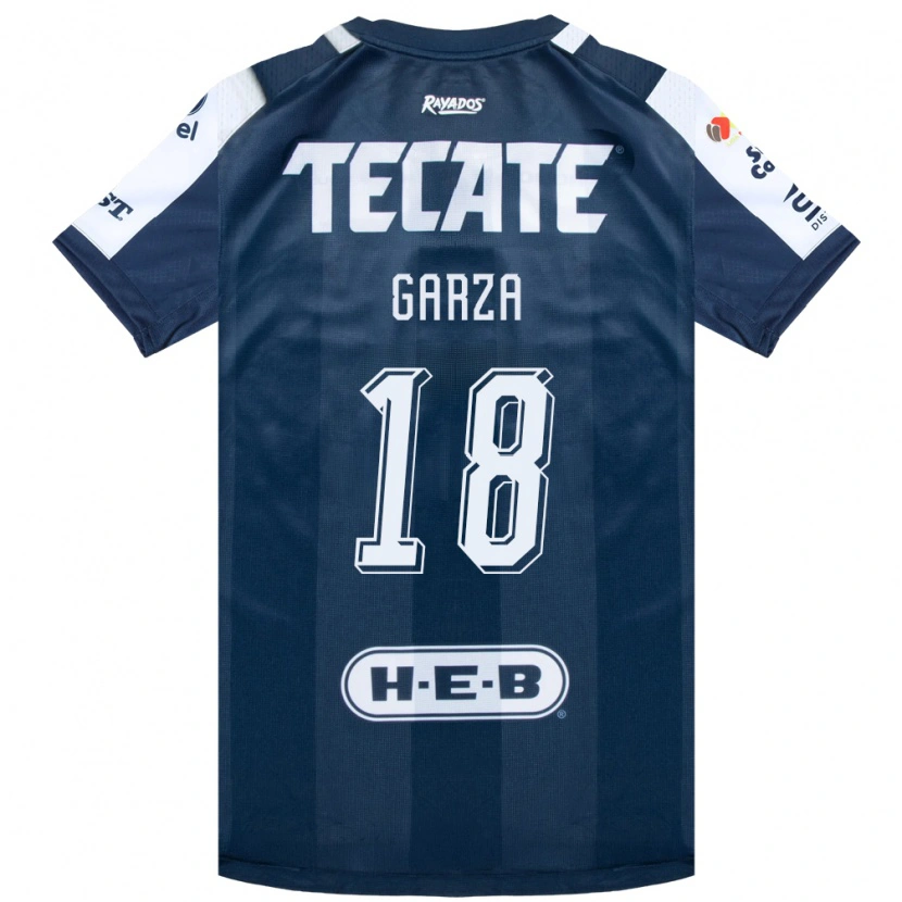 Danxen Men César Garza #18 Ink Blue White Red Home Jersey 2026/27 T-Shirt
