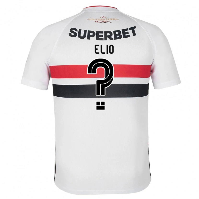 Danxen Men Elio Vinicius Rego Da Silva #0 White Red Black Home Jersey 2026/27 T-Shirt