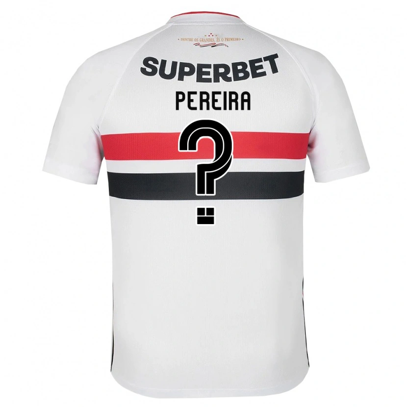 Danxen Men Nicolas Pereira #0 White Red Black Home Jersey 2026/27 T-Shirt