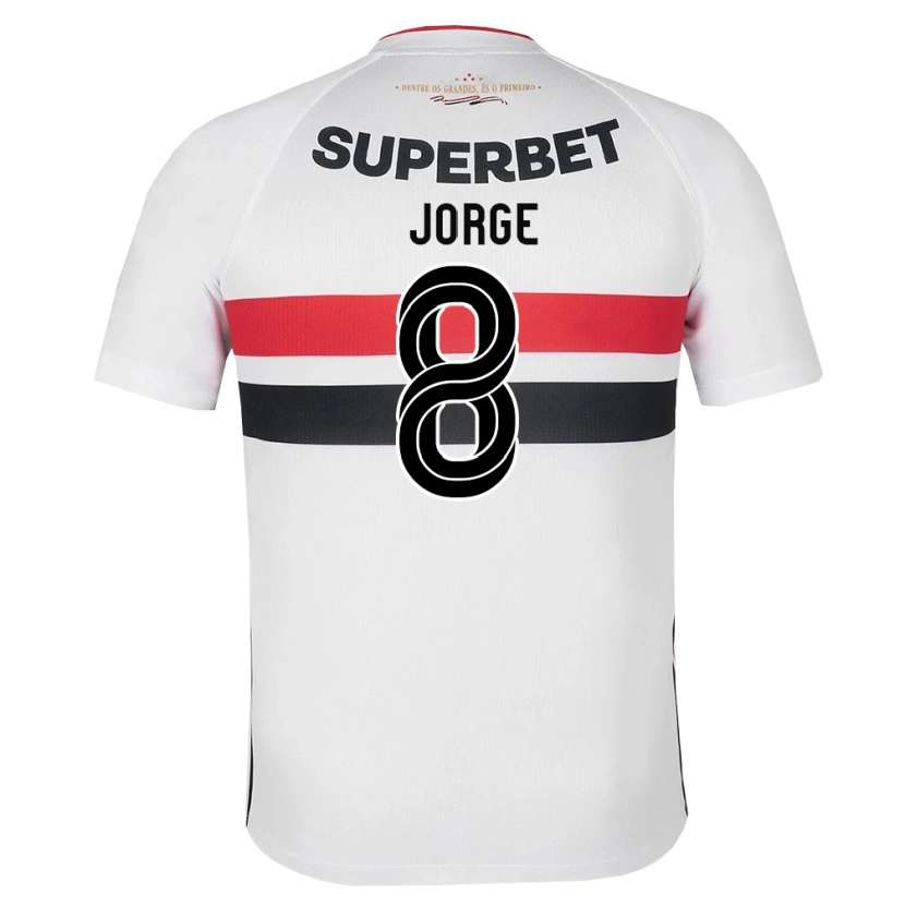 Danxen Men Lucas Jorge #8 White Red Black Home Jersey 2026/27 T-Shirt