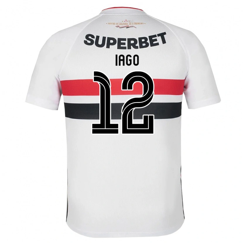 Danxen Men Iago Amaral Borduchi #12 White Red Black Home Jersey 2026/27 T-Shirt