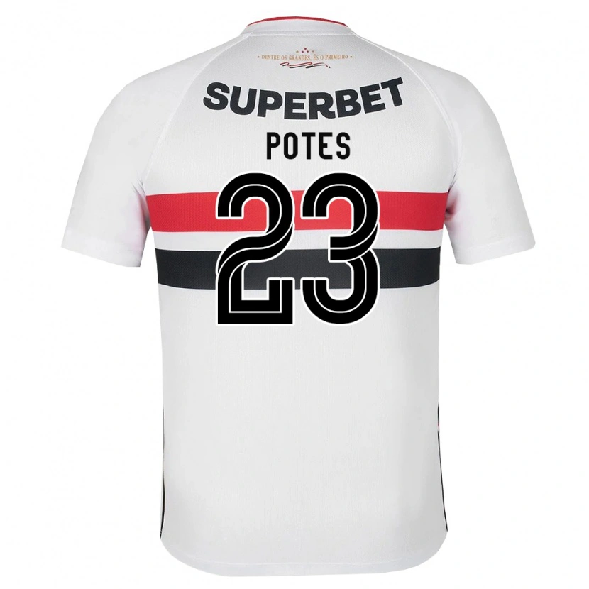 Danxen Men Juan Potes #23 White Red Black Home Jersey 2026/27 T-Shirt