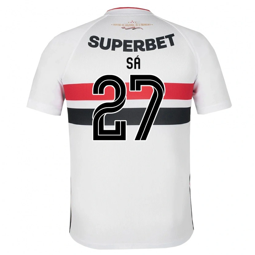 Danxen Men Victor Sá #27 White Red Black Home Jersey 2026/27 T-Shirt