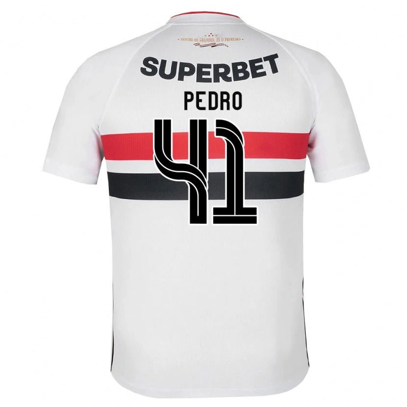 Danxen Men João Pedro #41 White Red Black Home Jersey 2026/27 T-Shirt