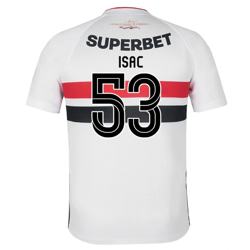 Danxen Men Isac Silvestre Da Silva #53 White Red Black Home Jersey 2026/27 T-Shirt
