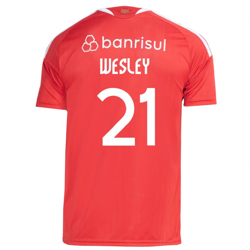 Danxen Men Wesley #21 Red White Home Jersey 2026/27 T-Shirt