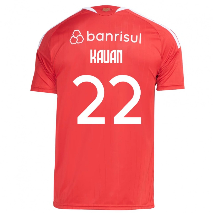 Danxen Men Kauan Jesus Santos Oliveira #22 Red White Home Jersey 2026/27 T-Shirt