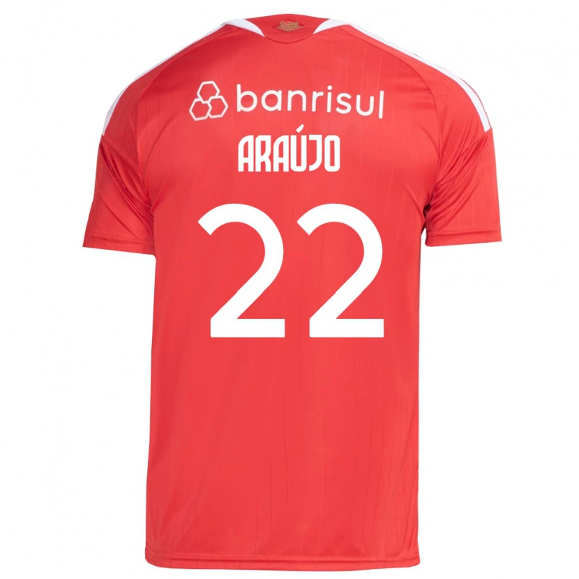 Danxen Men Kelwin Araújo #22 Red White Home Jersey 2026/27 T-Shirt