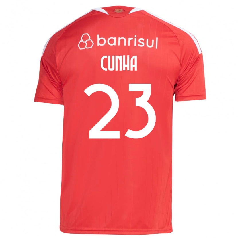 Danxen Men Matheus Cunha #23 Red White Home Jersey 2026/27 T-Shirt