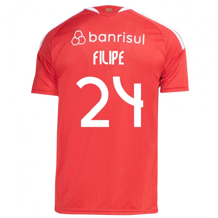 Danxen Men Filipe Sírio #24 Red White Home Jersey 2026/27 T-Shirt