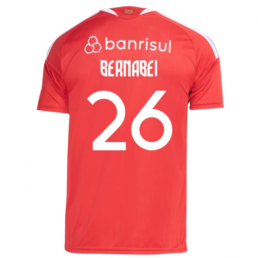 Danxen Men Alexandro Bernabei #26 Red White Home Jersey 2026/27 T-Shirt