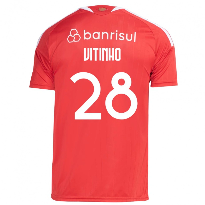 Danxen Men Vitinho #28 Red White Home Jersey 2026/27 T-Shirt