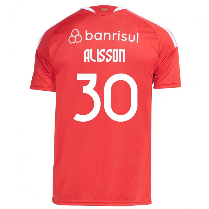 Danxen Men Alisson Rodrigues De Melo #30 Red White Home Jersey 2026/27 T-Shirt