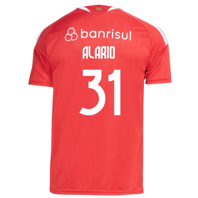 Danxen Men Lucas Alario #31 Red White Home Jersey 2026/27 T-Shirt