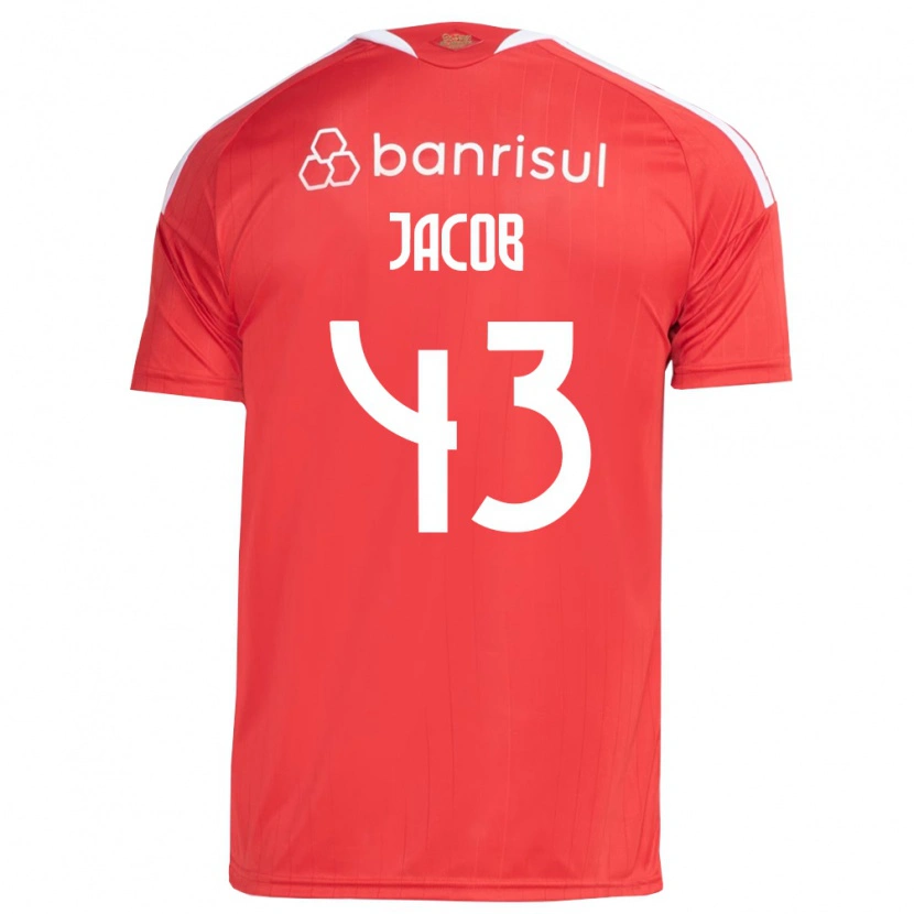 Danxen Men Bernardo Jacob #43 Red White Home Jersey 2026/27 T-Shirt