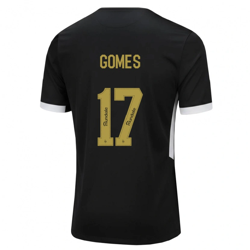 Danxen Men Igor Gomes #17 Black White Yellow Home Jersey 2026/27 T-Shirt