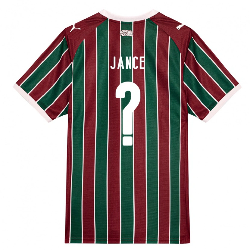 Danxen Men Léo Jance #0 Green Burgundy White Home Jersey 2026/27 T-Shirt