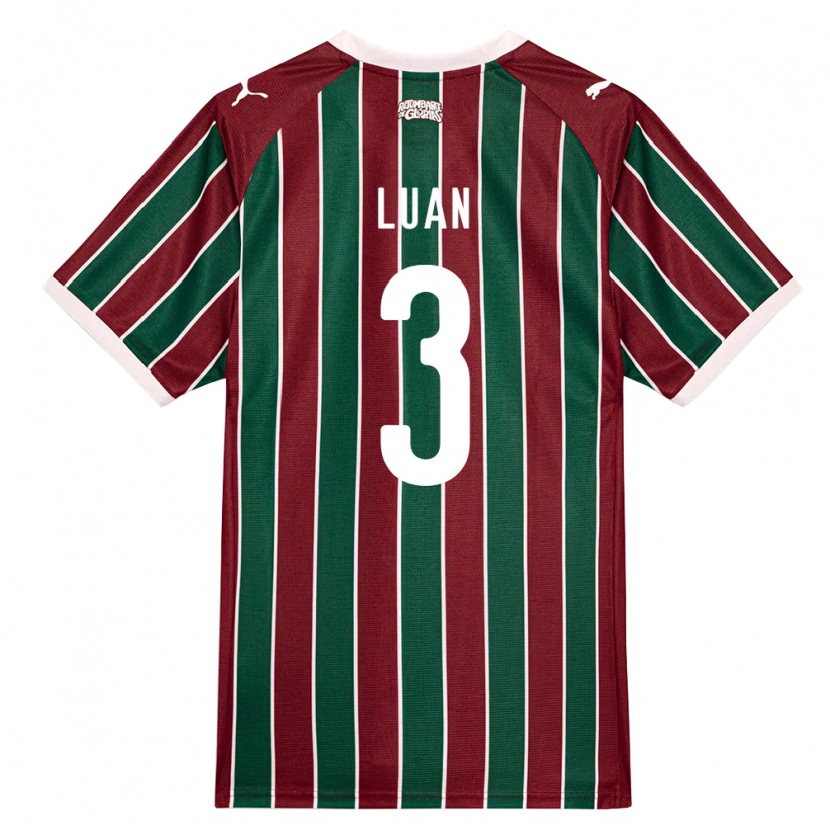 Danxen Men Luan Braga Fernandes #3 Green Burgundy White Home Jersey 2026/27 T-Shirt