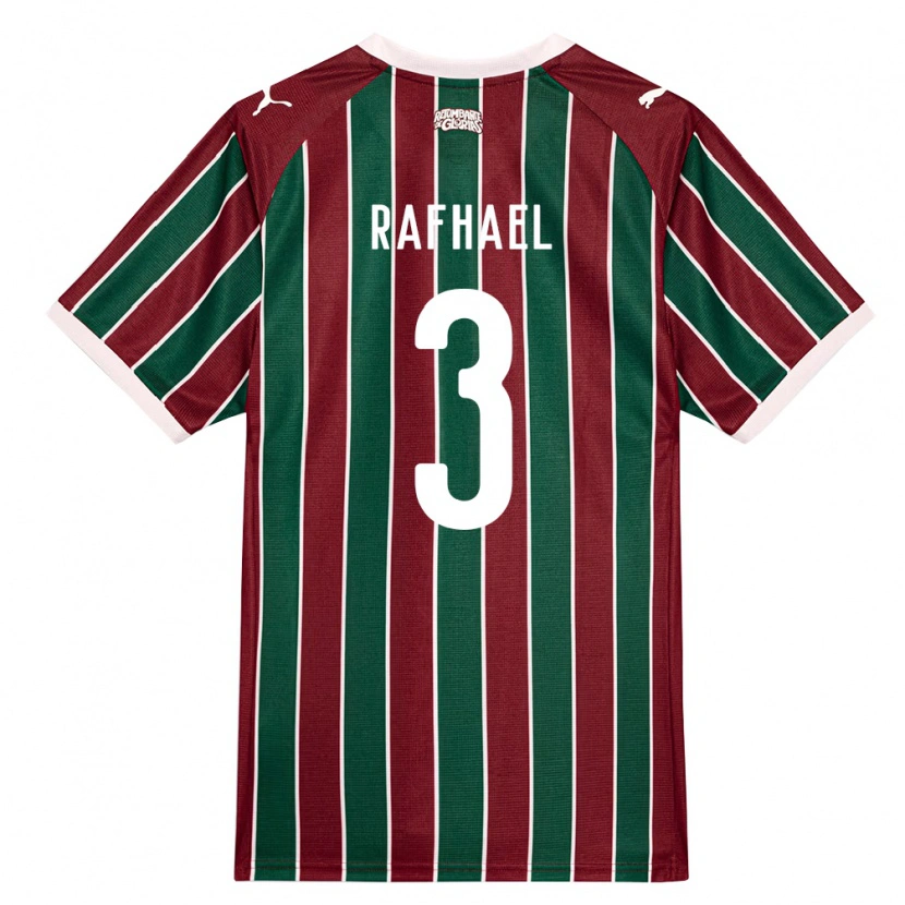 Danxen Men Rafhael Vinícius Silva #3 Green Burgundy White Home Jersey 2026/27 T-Shirt