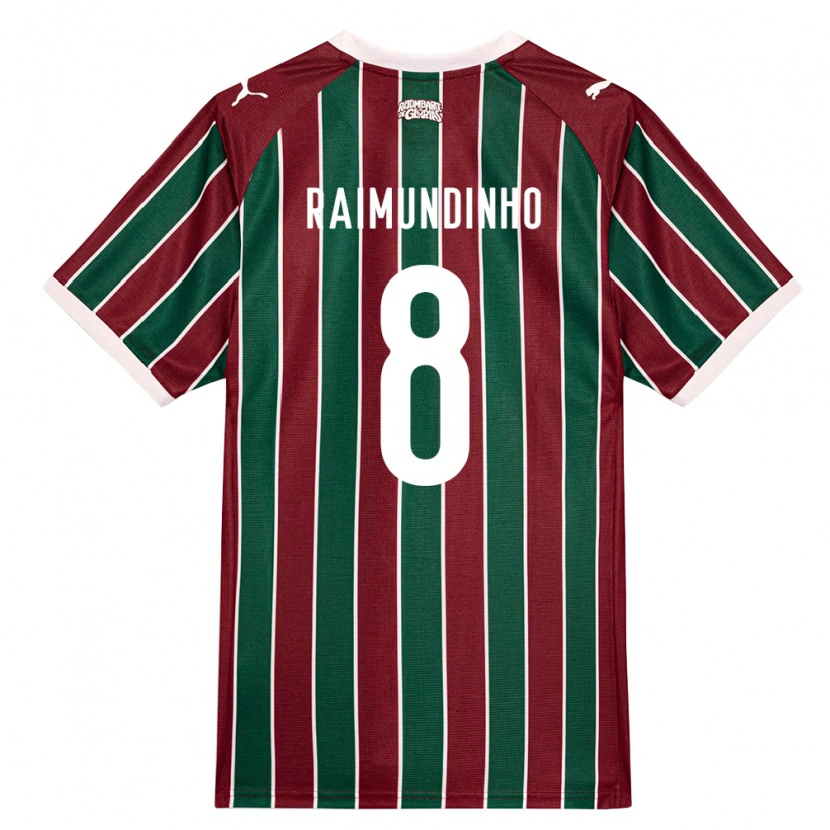 Danxen Men Raimundinho #8 Green Burgundy White Home Jersey 2026/27 T-Shirt