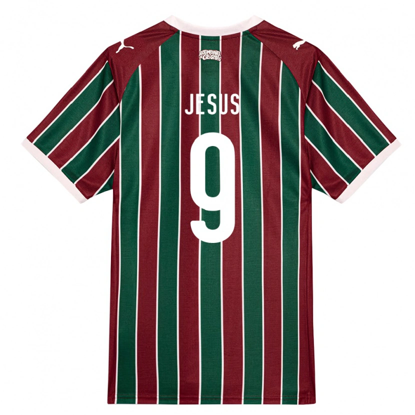 Danxen Men Kauan Jesus #9 Green Burgundy White Home Jersey 2026/27 T-Shirt