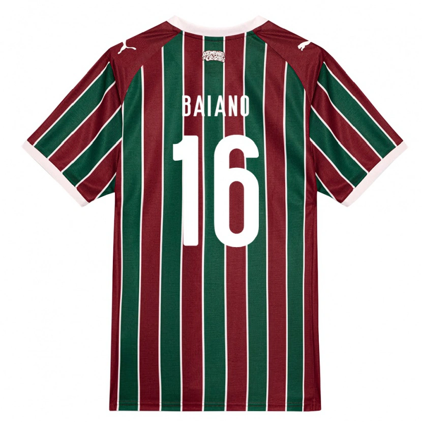 Danxen Men Sérgio Baiano #16 Green Burgundy White Home Jersey 2026/27 T-Shirt