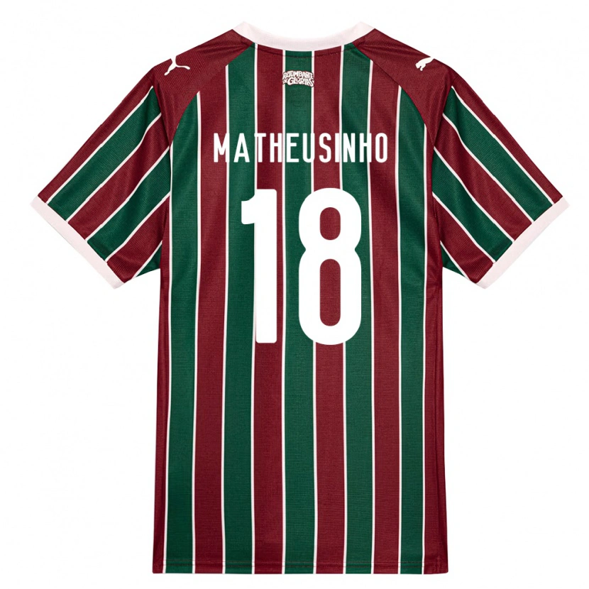 Danxen Men Matheus Ferreira Da Costa #18 Green Burgundy White Home Jersey 2026/27 T-Shirt