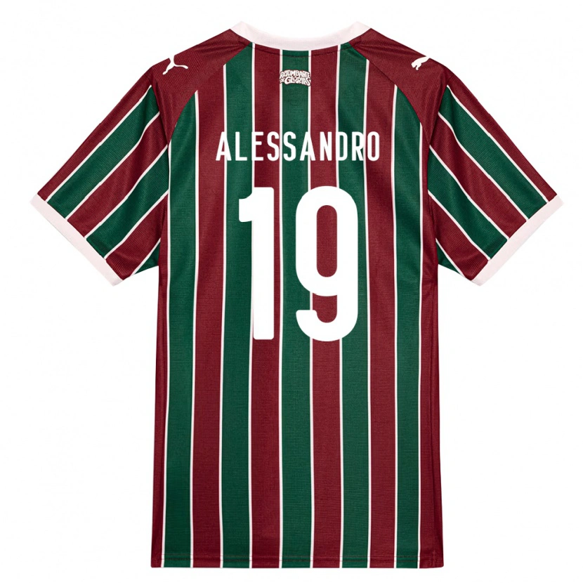 Danxen Men Alessandro Chaves Da Silva #19 Green Burgundy White Home Jersey 2026/27 T-Shirt
