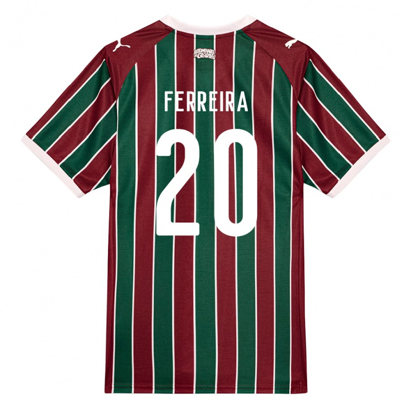 Danxen Men Yago Ferreira #20 Green Burgundy White Home Jersey 2026/27 T-Shirt