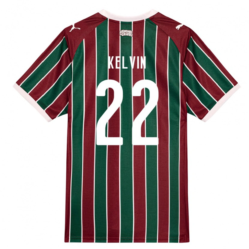 Danxen Men Kelvin Moreira Sandim #22 Green Burgundy White Home Jersey 2026/27 T-Shirt