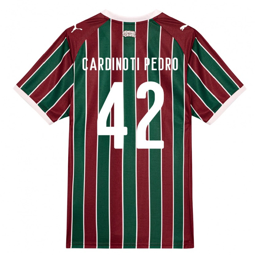 Danxen Men Jhonny Cardinoti Pedro #42 Green Burgundy White Home Jersey 2026/27 T-Shirt
