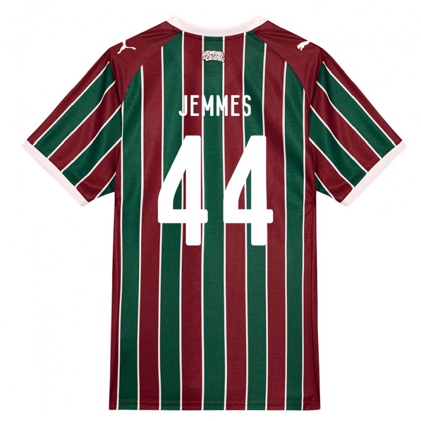Danxen Men Jemmes Bruno Ribeiro Da Silva #44 Green Burgundy White Home Jersey 2026/27 T-Shirt