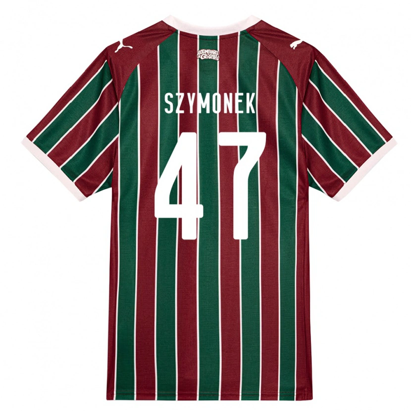 Danxen Men Fábio Szymonek #47 Green Burgundy White Home Jersey 2026/27 T-Shirt