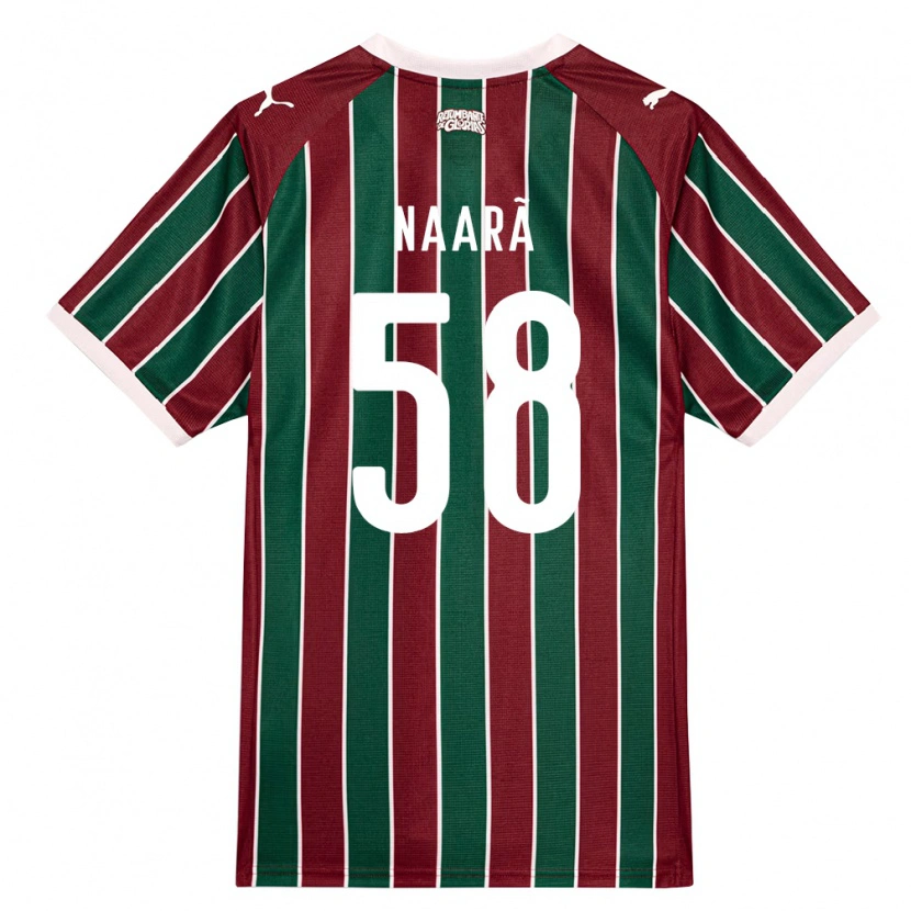 Danxen Men Naarã Lucas Teixeira Ferreira Dos Santos #58 Green Burgundy White Home Jersey 2026/27 T-Shirt