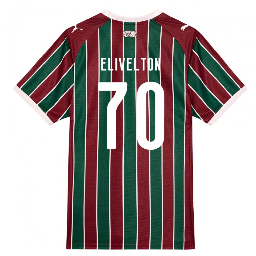Danxen Men Elivelton Guedes Alves Da Silva #70 Green Burgundy White Home Jersey 2026/27 T-Shirt