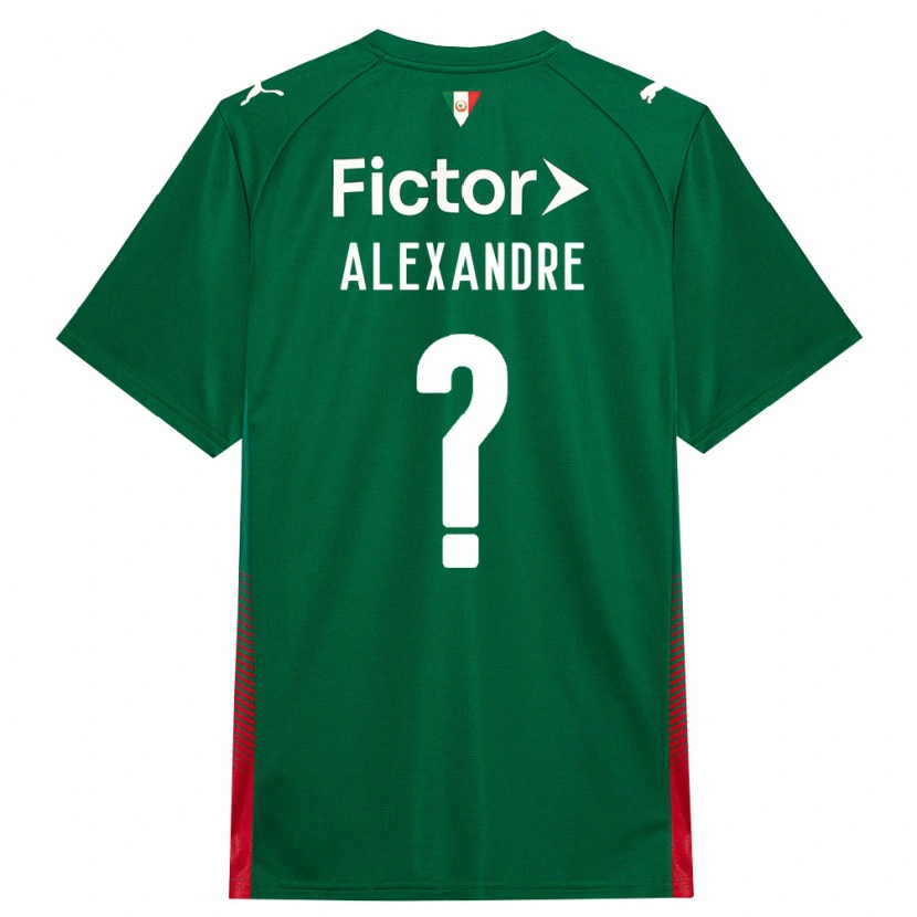 Danxen Men Alexandre Gabini Costa #0 Green Red White Home Jersey 2026/27 T-Shirt