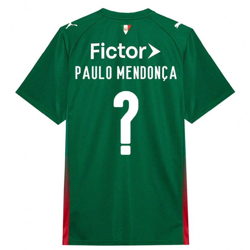 Danxen Men João Paulo Mendonça #0 Green Red White Home Jersey 2026/27 T-Shirt